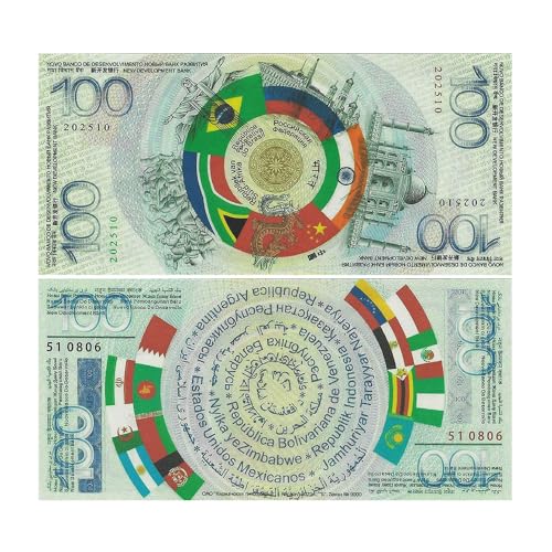 Image of BRICS 2025 Summit Commemorative 100 Units Fantasy Note | Souvenir Collectible Note | Global Unique Design | Premium UNC