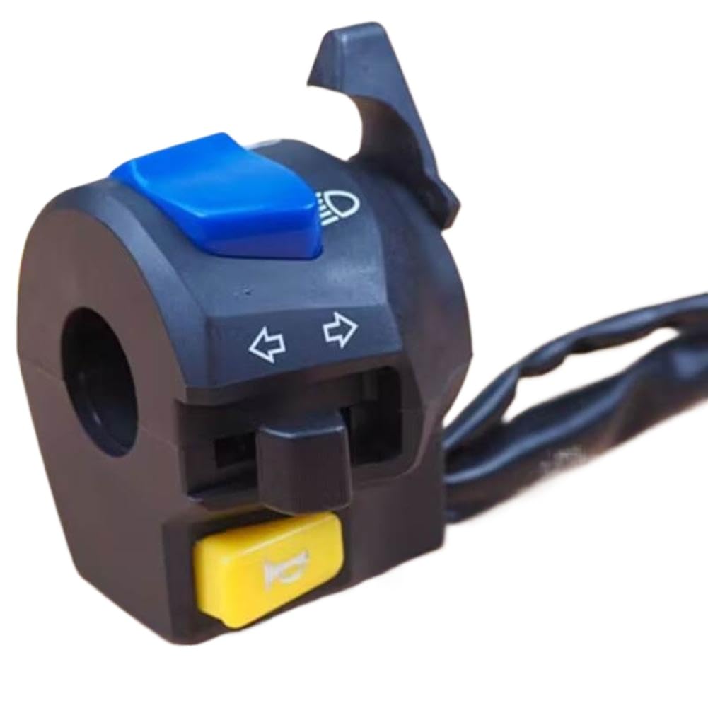 Interruttori del sedile del manubrio sinistro e destro del triciclo compatibili con la moto 125 150(Dark Grey)