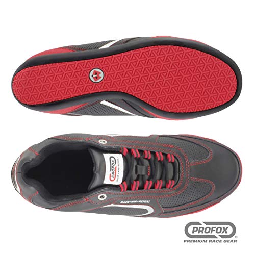 Challenger Leather Driving Sneaker for Sport Leisure (Red, 12)3