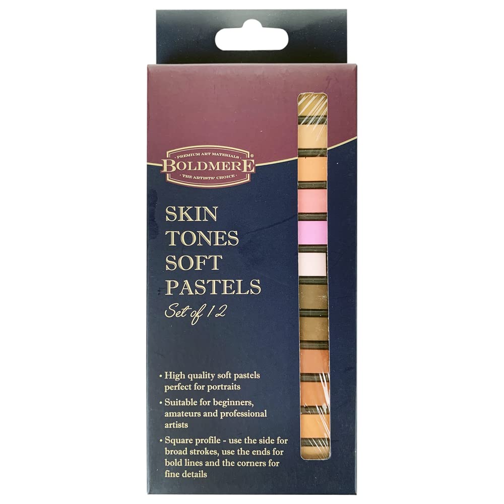 Boldmere Skin Tones Soft Pastels: Pack of 12