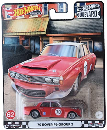 Hot Wheels '70 Rover P6 Group 2 miniatura 1