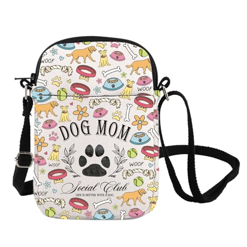 Dog Mom Crossbody Bag Dog Lovers Gifts Mother’s Day Gift Best Mom Ever Pet Mom Shoulder Bag Dog Mom Gift