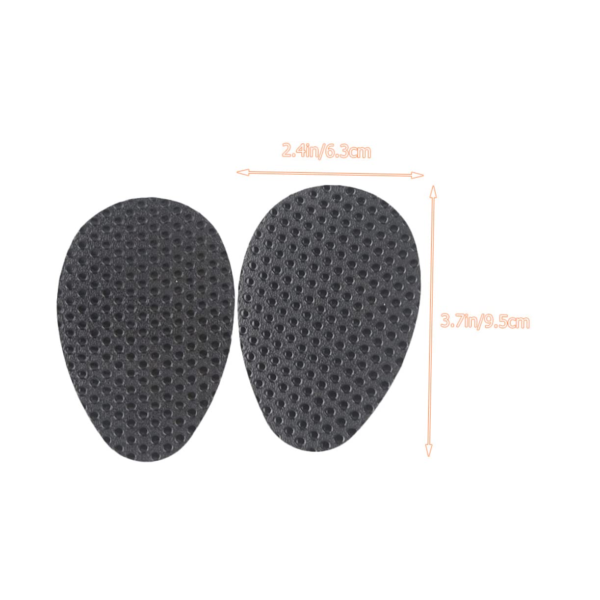 30paare Rutschfeste Schuhsohlen-schützer Geräuschreduzierende Sohle Polster Selbstklebende Anti-rutsch Pads Für High Heels Schuhe Mit Punktmuster