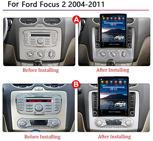 Autoradio Android 11 pour Ford Focus 2 de 2004 à 2011 avec écran de 9,7 pouces - 3