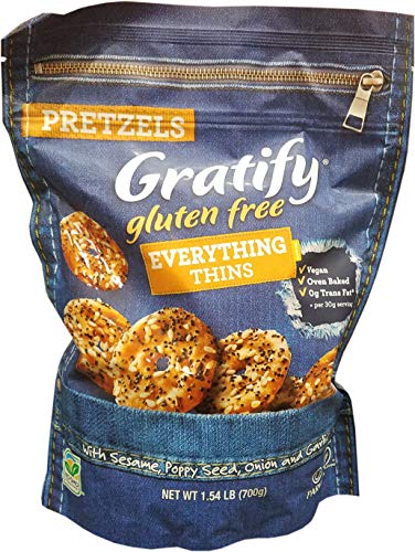 Gratify Gluten Free Everything Thins Pretzels (Net Wt 24 .64 OZ