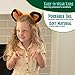 Squirrel Products Lion Headband Ears and Tail Costume Accessory Set - Fits Adults and Kids
