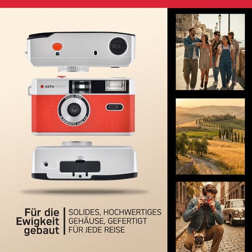 AgfaPhoto analoge 35mm Kleinbildfilm Foto Kamera schwarz