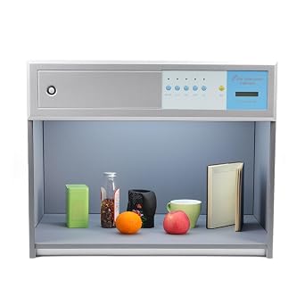 4 Light Sources Assessment Cabinet Color Matching Box,Textile Printing Color Matching Cabinet Color Matching Light Box Lab Color Matching Cabinet USA Stock