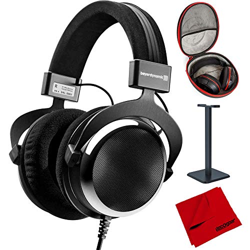 beyerdynamic DT 880 �v���~�A���X�y�V�����G�f�B�V���� �N���[���o�[�W���� 250 ohm (717258) �t���T�C�Y�w�b�h�z���P�[�X �w�b�h�z���X�^���h �}�C�N���t�@�C�o�[�N���[�j���O�N���X