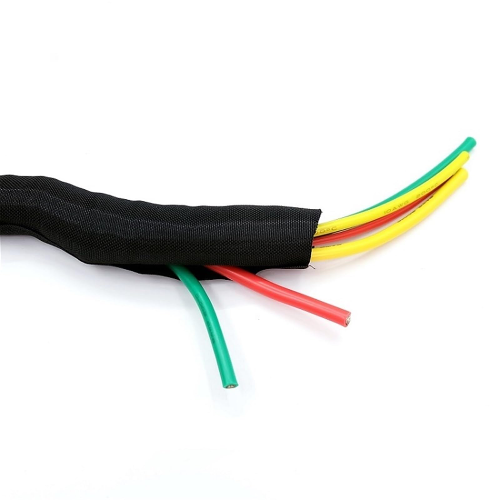 Organizador Cables 1/5M Self Closing Pet Expandable Braided Sleeve Self-Closed Flexible Insulated Hose Pipe Protect Auto Cable Sock Tube Wire Wrap para Cables Organizador