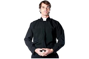 Underwraps Costumes Men's Priest Costume - Long Sleeve Shirt