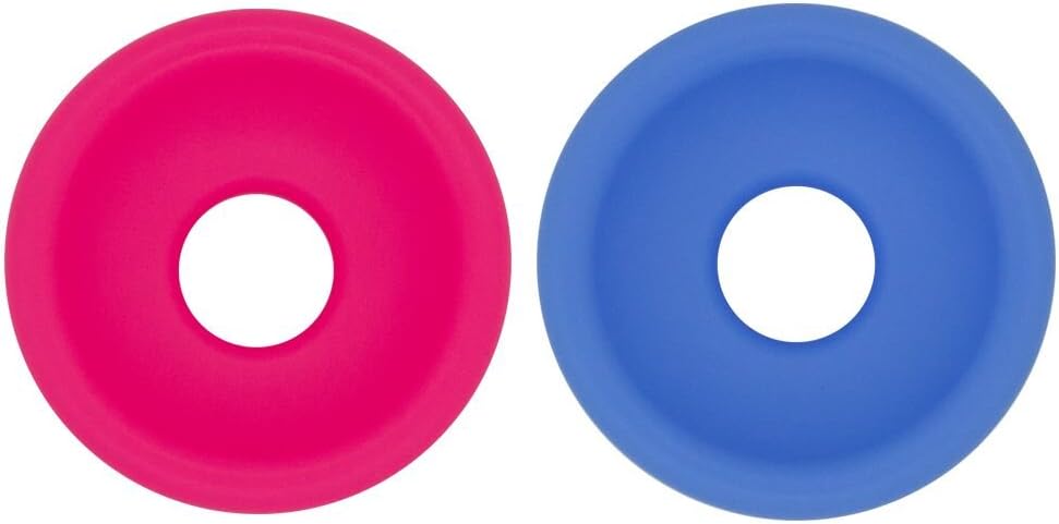 Royal Majesty 2 Pieces Colorful Soft Silicone Replacement Vacuum Pump Sleeve For Men Condom