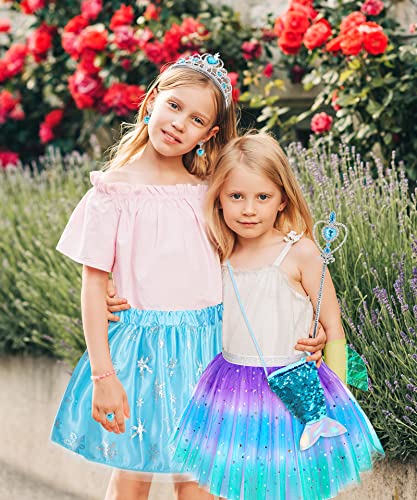 Set de disfraz y accesorios de princesa para niñas miniatura 4