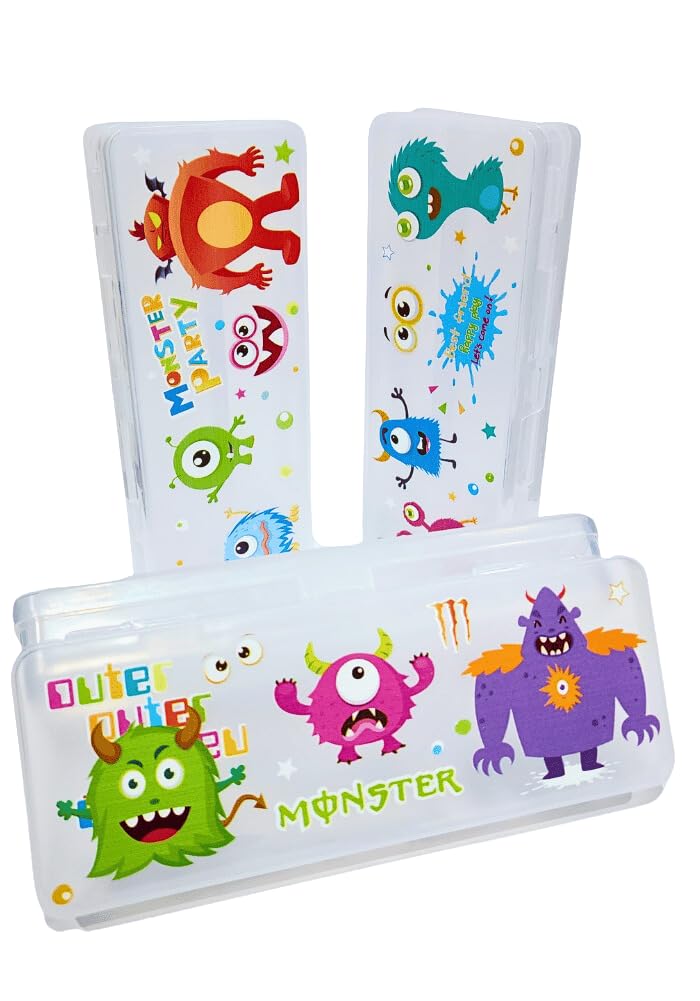 Pack of 4 Monster Theme Super Glossy Unbreakable Dual Compartment Box for Kids Return Gifts (B0CR8J8431) Amazon Price History, Amazon Price Tracker