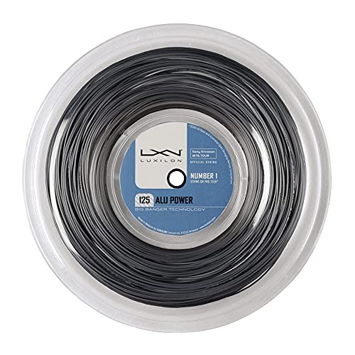 Bobine Luxilon Alu Power 1.25mm de 220m pour cordage de raquette coloris argent