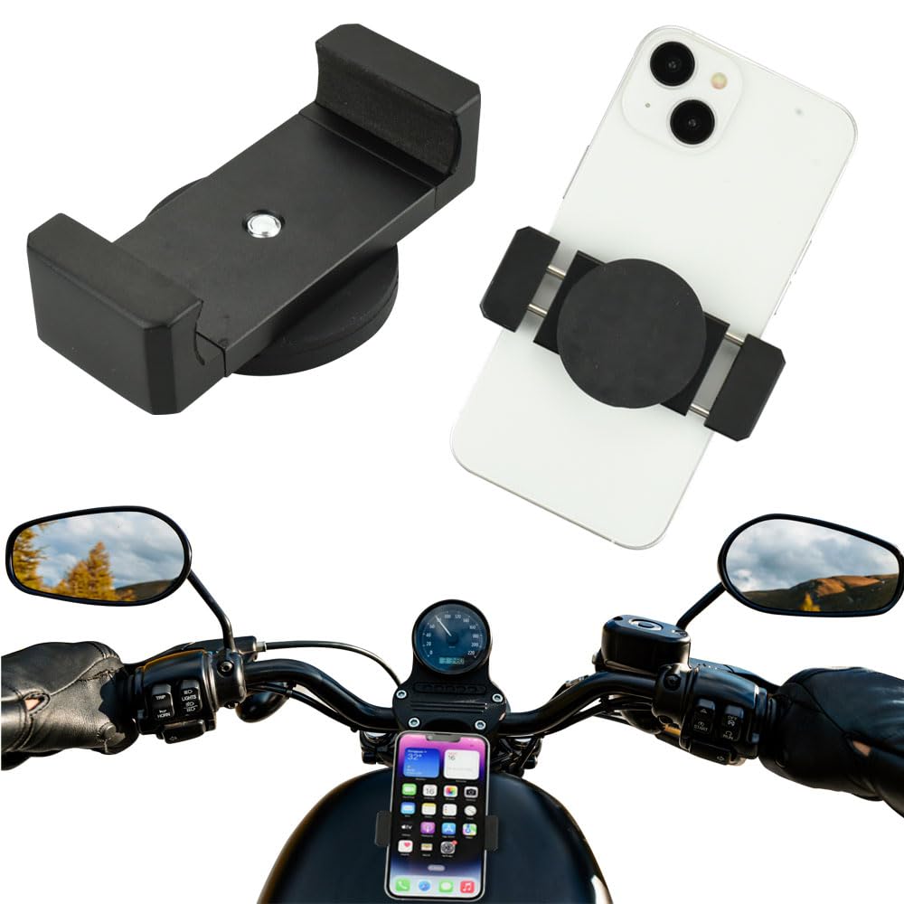 バイク用スマホホルダー マグネット式 ワンタッチ スリム クランプ カメラ三脚 Amazon.co.jp: ワンタッチ設置 強力クランプ スマホホルダー