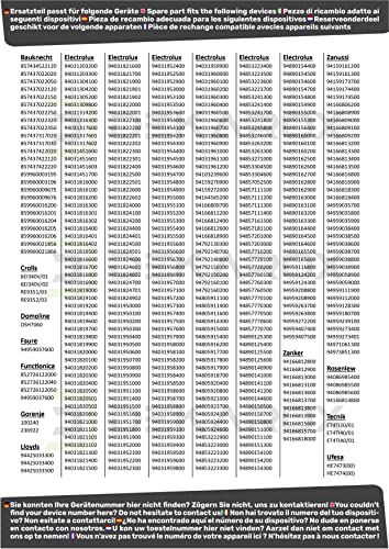 DEKAROX Zweikreis Energieregler rechts steigend für EGO 50.55021.100 5055021100 für AEG Electrolux 305170621/0 3051706210 für Kochfeld Herd