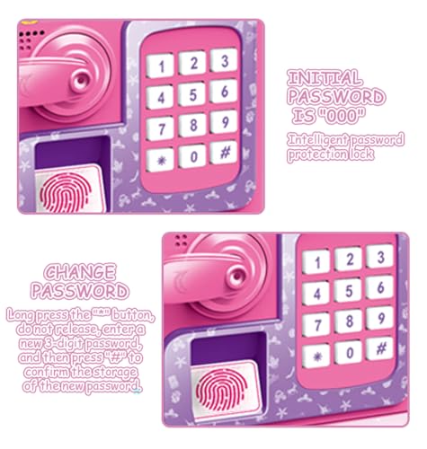 Image of Magicwand Musical Money Safe Kids Piggy Savings Bank with Finger Print Sensor【Pack of 1】【PoopSiie】