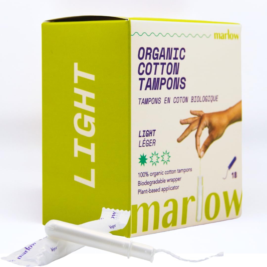 Award Winning 100 Organic Cotton Easy Glide Tampons with