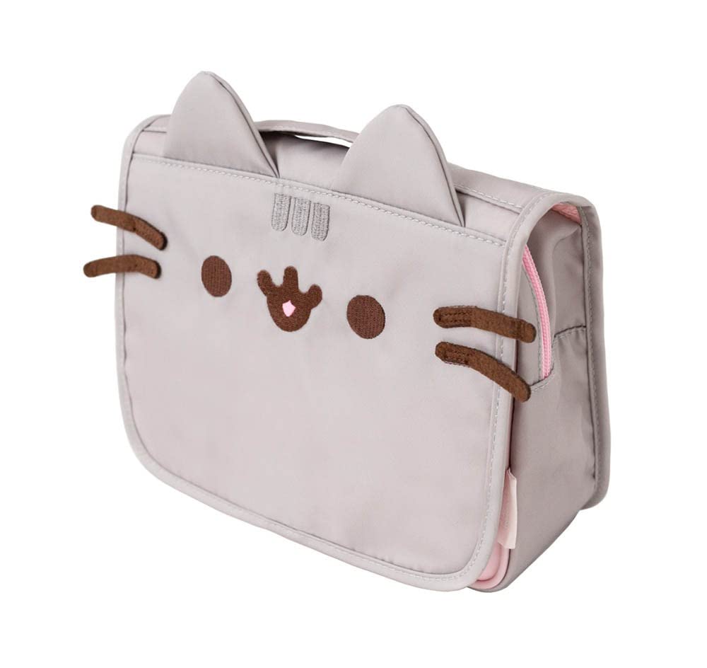 Beauty Case da Viaggio Snoopy | Necessaire da appendere con gancio girevole, 100% impermeabile & Beauty Case da Viaggio Pusheen | Necessaire da appendere con gancio girevole