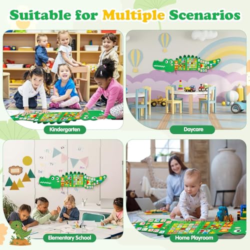 Image of Weihnacht Wall Busy Board Panels,9-in-1 Montessori Sensory Toys, Toddler Learning Activity Center,Montessori Philosophy Sensory, Educational Toys, Conducive to All-Round Development