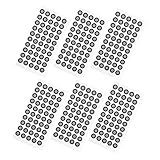 FONDOTIN 6 Blätter Hochreflektierende Scan Markierungspunkte Dicke Leichtes Reißfestes Material...