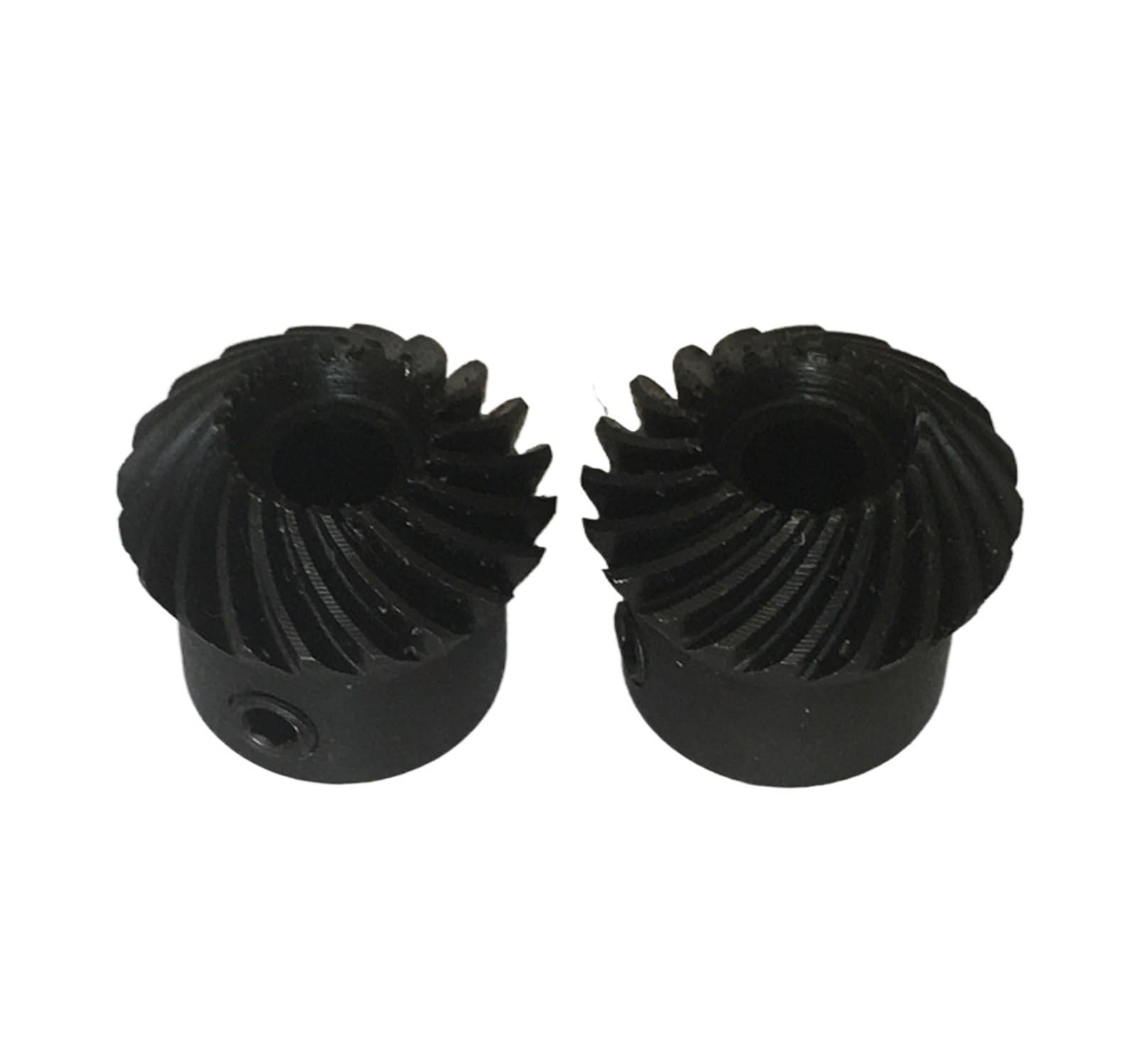 Bevel Gear Pinion Hardware Mechanical 15 18 20 22 25 30 Teeth 1.5 Module 1.5M 45# Steel 90 Degree Tapered Wheel Pinion Pilot Bore Helical Spiral Bevel Gear(1Pair 20 Teeth)