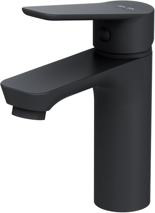AM.PM Hit FTA02222 Washbasin Tap Matt Black Bathroom Mixer Tap