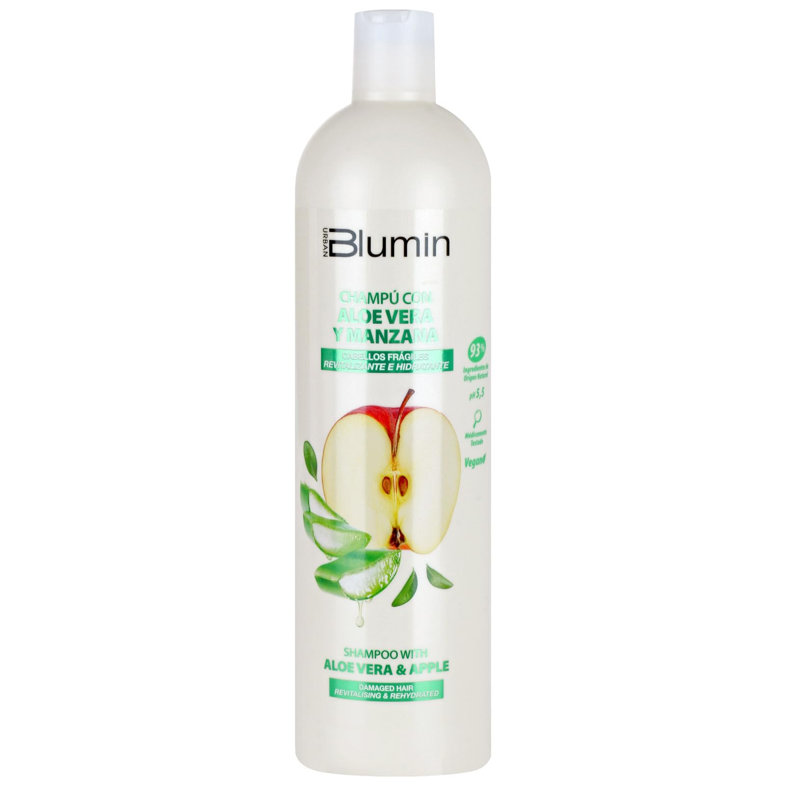 TaheBlumin Urban Aloe Vera and Apple Shampoo, 1000 ml