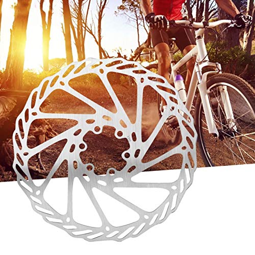 180mm Disc Brake Rotor, Bike Disc Brake Rotors with 6 Nails Cycling Accessory Fit for Road Bike, Mountain Bike, MTB, BMX