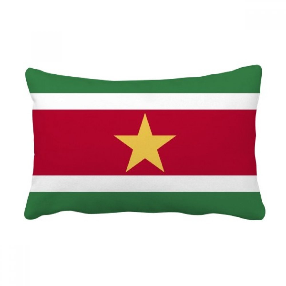 Oreiller de canapé drapeau Suriname avec insert de haute qualité