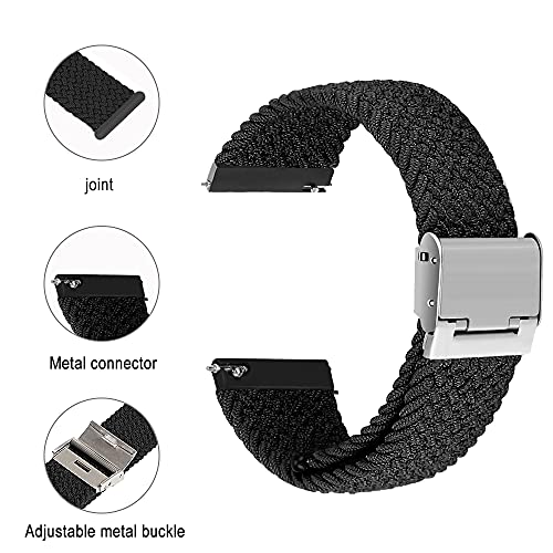 Niboow 22mm Strap for Garmin Venu 3/Venu 2/Vivoactive 4/Forerunner 265/Forerunner 255/Forerunner 255 Music - Image 2