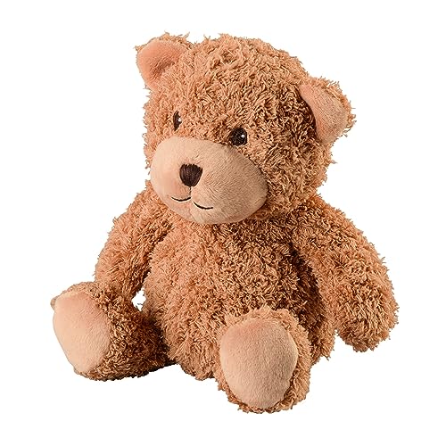 Bouillotte Warmies micro-ondes Teddy marron housse peluche chauffante graines