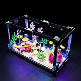 Lighting Kit for 31122 Creator Fish Tank Building Decor, Decoration LED Lights for Lego 31122 Building Blocks Model (Not Include The Lego Set)