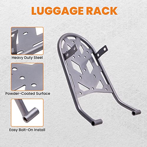 Waverspeed Rear Luggage Rack for Honda CRF250L CRF250M 2012-Present, Motorcycle Luggage Storage Carrier