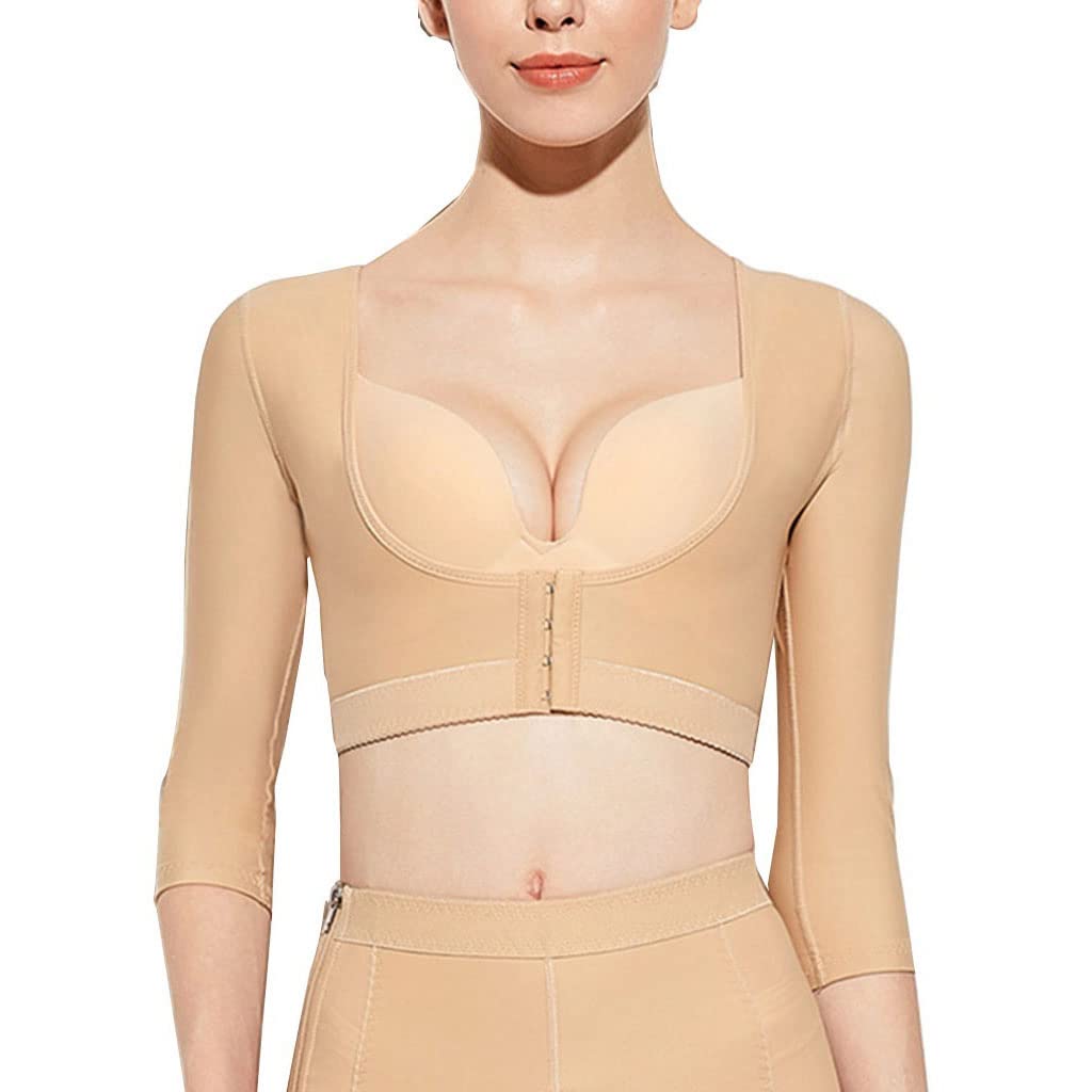 Modellatore per la Parte Superiore del Braccio Reggiseni con Supporto per la Schiena Canotta con Correttore Posturale Post Chirurgico Maniche a Compressione Shapewear per Le Donne
