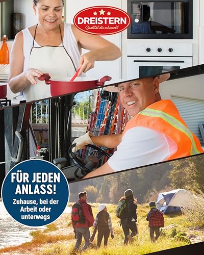 DREISTERN Cheeseburger Pfanne 280g I Mit Rindfleisch & Nudeln I Herzhaftes Fertiggericht in Mikrowellenschale I Lange Haltbarkeit dank natürlicher Konservierung I Hausmacher Qualität – Bild 6