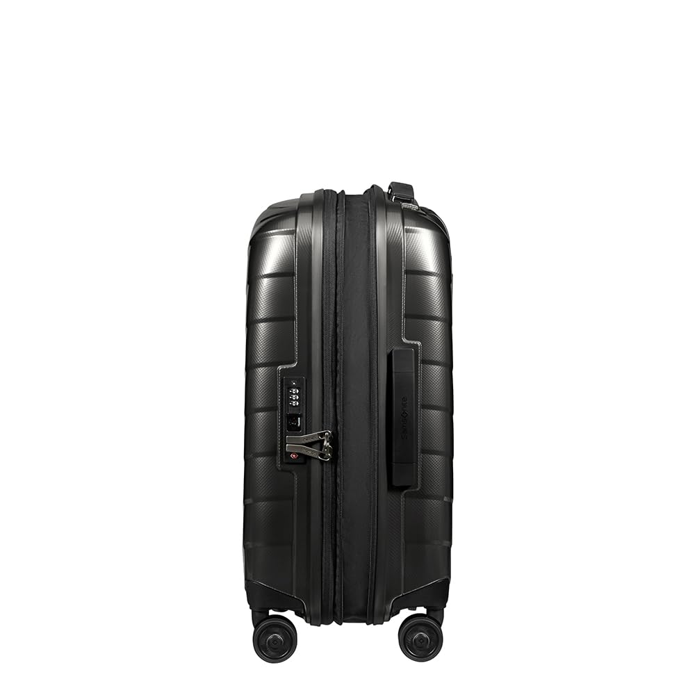 Samsonite Attrix - Spinner S, Bagages à Main Extensibles, 55 cm, 38/44 L, Noir (Anthracite)