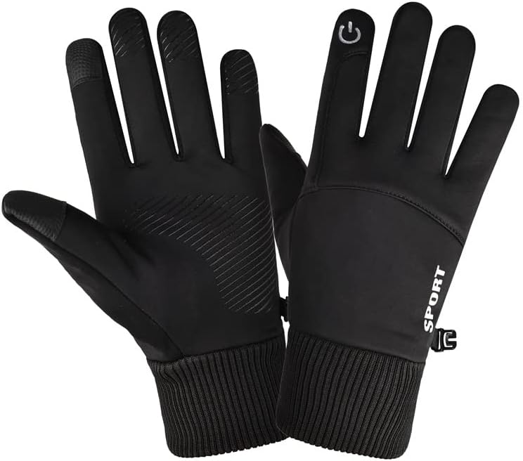 Angjiny Guantes de invierno para hombres y mujeres guantes de pantalla táctil guantes cálidos para clima frío guantes de trabajo para congelador