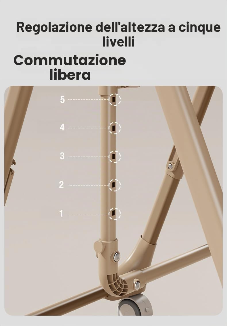 Seggiolone 2 in 1 Altalena per bambini da 6 a 36 mesi, sicurezza di grado alimentare, pieghevole, facile da pulire, stile semplice e moderno (grigio elettrico)