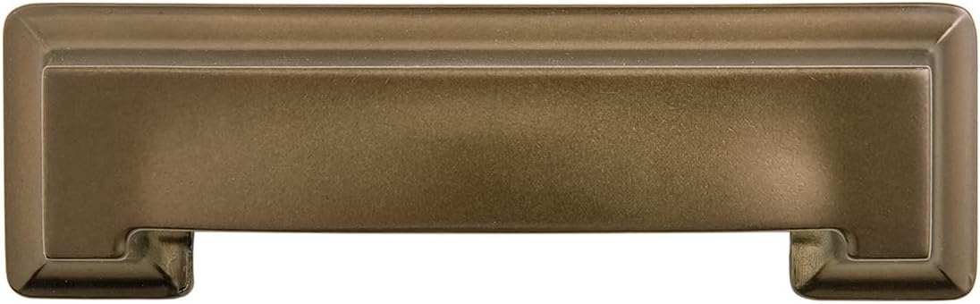 Hickory Hardware 1 Pack Solid Core Kitchen Cabinet Pulls, Luxury Cabinet Handles, Hardware for Doors & Dresser Drawers, 3 Inch & 3-3/4 Inch (96mm) Hole Center, Veneti Bronze, Studio Collection