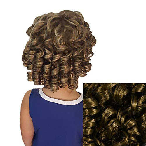 Cheerleader Ringlet Curly Drawstring Ponytail (12: Lt Golden Reddish Brown)