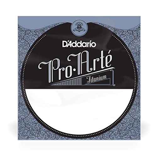 D’Addario T2 Première Corde seule en titane pour guitare classique Normale - Les Beatles, Paul McCartney, John Lennon, RIngo Starr, George Harrison D'Addario T2 Première Corde seule en titane pour guitare classique Normale