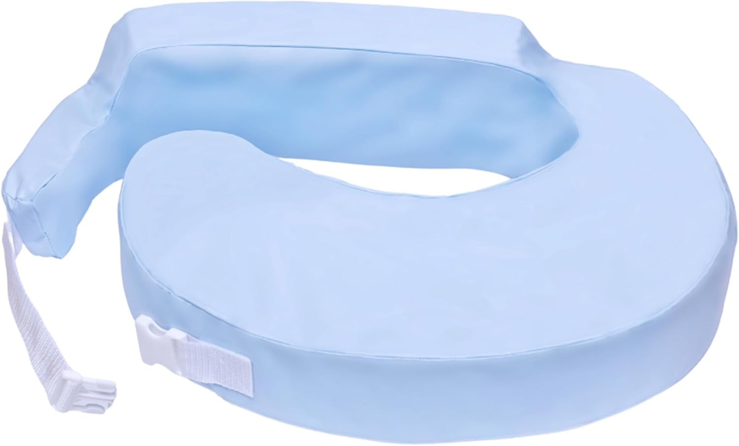 My Brest Friend Professional Nursing Pillow | Ergonomic Breastfeeding Pillows | Ideal for Lactation Consultants, NICUs & More | Breastfeeding Essentials | Handy Side Pocket & Easily Wipes Clean, Blue Blue Vinyl Original