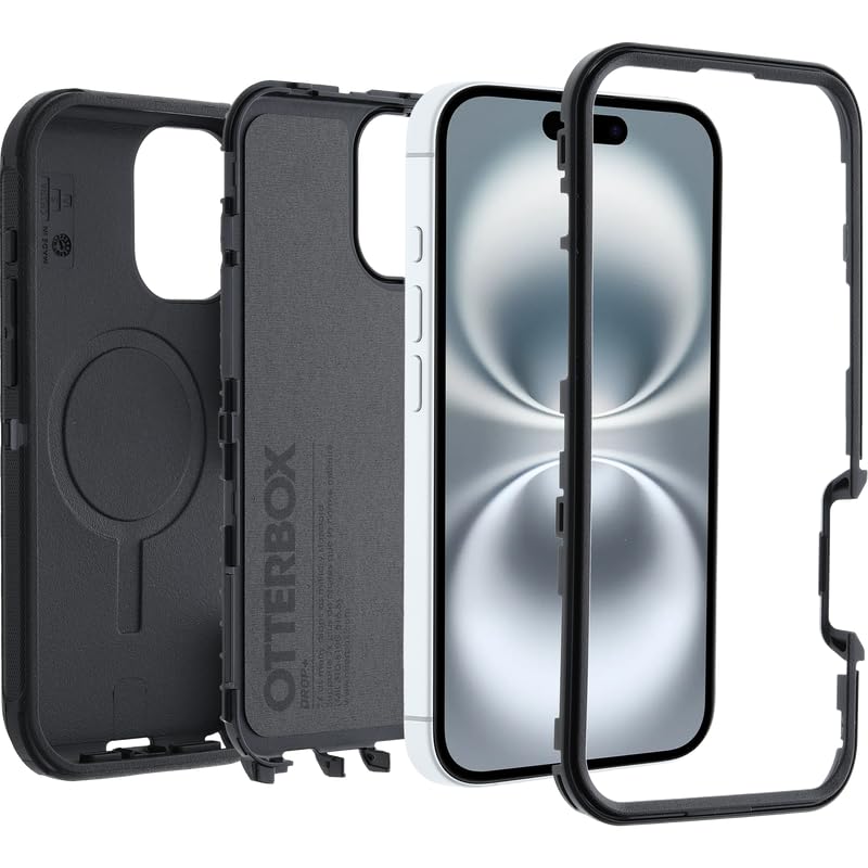 Apple iPhone 16 + OtterBoxケース Black Best Waterproof iPhone 16 Case | OtterBox Frē Series