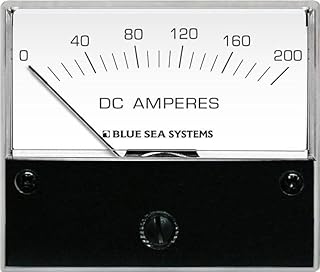 Blue Sea - 8019B-BSS - Ammeter DC 0-200A Plus Shunt - (Pack of 1)