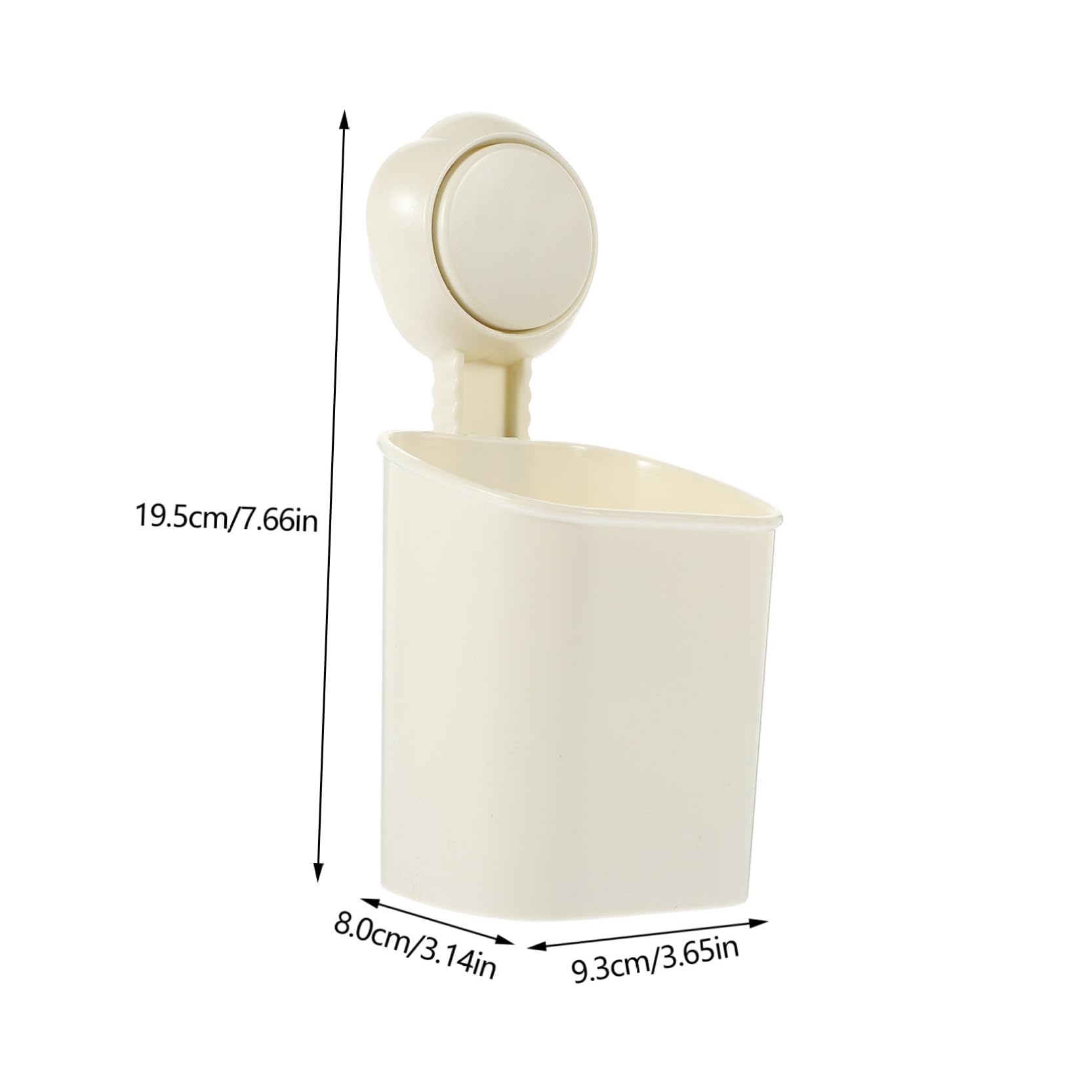 ABOOFAN Organizador De Pared con Ventosa para Baño Estante De Ducha Sin Taladro Soporte para Cepillos De Dientes Y Accesorios De Diseño De Drenaje Y Gran Capacidad 2 Piezas X 4