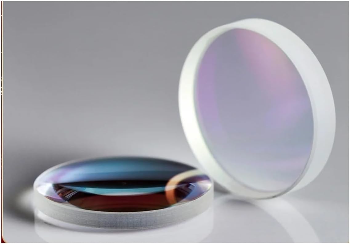 Prisms & Kaleidoscopes 2Pcs Spherical Lens D30 F75/100/125/150/155/200mm Quartz Fused Silica for High Energy Fiber 1064nm Science Classroom Optics Kits (Color : F200mm, Size : Diameter 30mm)