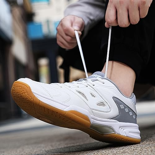ONAIC Mens Pickleball Shoes Rubber Sole Indoor Court Shoes Wear-Resistant Comfortable Badminton Trainers for Racketball Squash Volleyball4