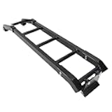 Artudatech Car Aluminum Car Rear Tail Door Ladder Climbing Black Fits for Suzuki Jimny 2019 2020 2021 2022+
